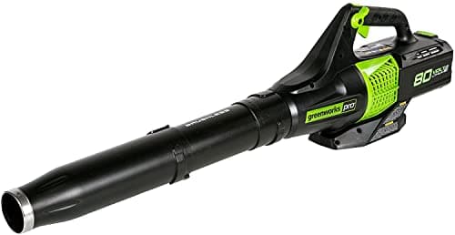Greenworks Pro 80V Brushless Cordless Leaf Blower (145 MPH /580 CFM) / Turbo Mode Electric Axial Blower, High Power, Lightweight & Quiet for Yard...