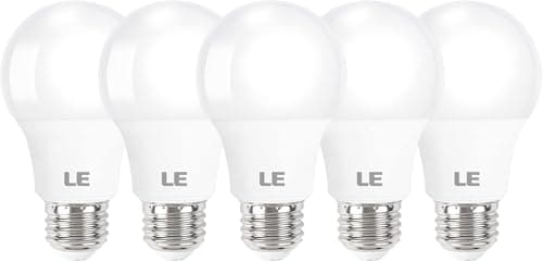 Lepro LED Light Bulbs, 2700K Soft Warm White LED Bulb 60W Equivalent, Non-Dimmable, A19 E26 Standard Medium Base, 10000 Hour Lifetime, UL Listed, 9...