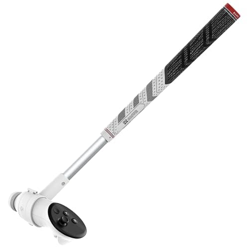Fixation de club de golf AMVR compatible avec les accessoires Quest 3/Quest 3s, poignée VR antidérapante pour Golf +, conception à 80 degrés pour garder le suivi (pour...