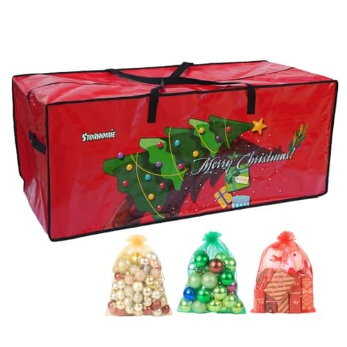 Storhomie Christmas Tree Storage Bag 7.5FT, Heavy-Duty Christmas Tree Bag,Extra-Thick Durable Waterproof Material,Christmas Tree Storage for...
