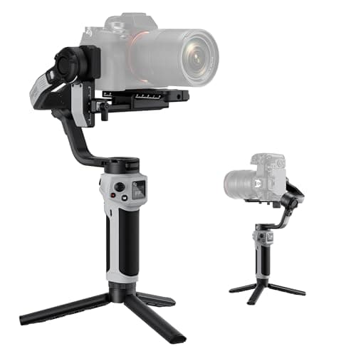 ZHIYUN CINEPEER Weebill 3E, stabilisateur de cardan 3 axes pour reflex numérique et appareil photo sans miroir Canon/Sony/Panasonic/Nikon/Fujifilm, charge utile 3 kg, vertical natif...