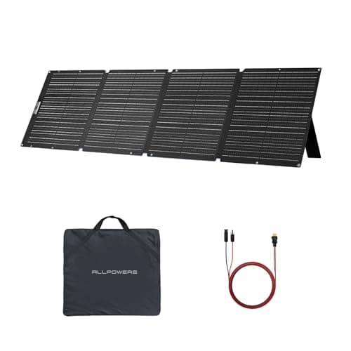 Moitié prix | ALLPOWERS SP033 200W Panneau solaire portable 36V Kit de panneau solaire pliable Chargeur solaire étanche IP66 pour...