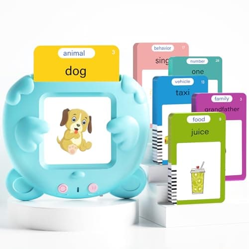 Talking Flash Cards for Toddlers, 510 Sight Words Montessori Toys for Boys Girls 1 2 3 4 Year Olds, Educational Learning Toys with Real Sounds,...