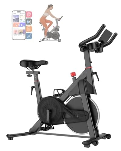 Superun Exerciser Bike, Adjustable Magnetic Resistance Indoor Stationary Bike,Fitness Stationary Bike Cycling Bike with Remote Control, Exercise...
