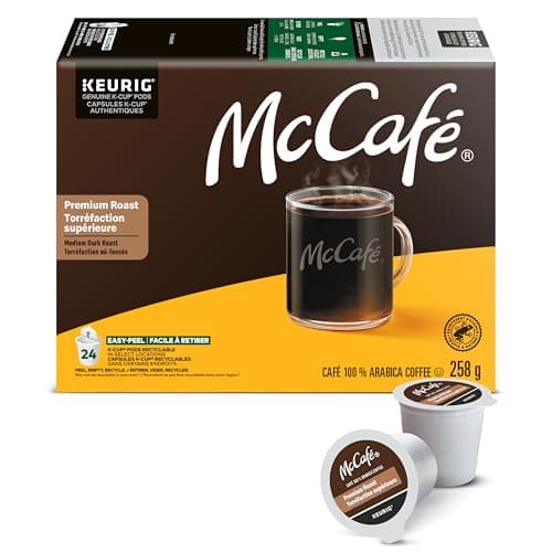 McCafé Premium Medium Dark Roast, K-Cup Coffee Pods, 24 Count