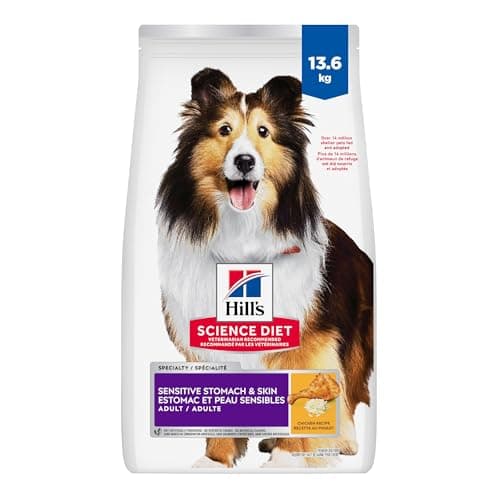 Hill's Science Diet Adult Sensitive Stomach & Skin Recette de Poulet Croquettes pour Chien Sac de 13,6 kg