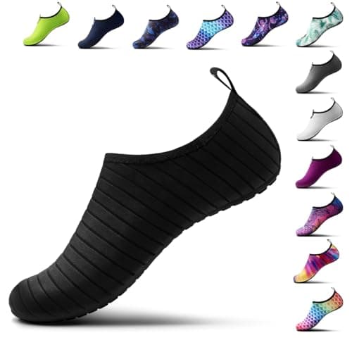 SIMARI Water Shoes Women Men Quick-Dry Swim Pool Beach Breathable Aqua Socks Soft Barefoot Slip-on Non-Slip Outdoor Sports Surf Yoga Exercise...