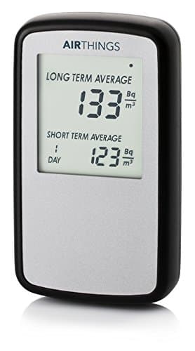 AIRTHINGS Corentium Home , Détecteur de gaz Radon, version canadienne en Bq/m, gris