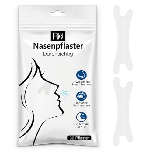 Nasal Plaster Nose Strips for Sleep: snoring Nasal Strips for Free Breathing at Night or During campaigns - Ideal for Children's and Adults' Sleep...