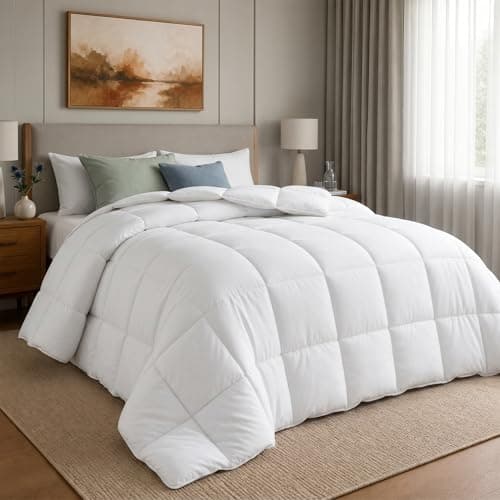 Insert de couette Utopia Bedding, couette matelassée avec languettes d'angle, couettes alternatives cousues dans une boîte K...