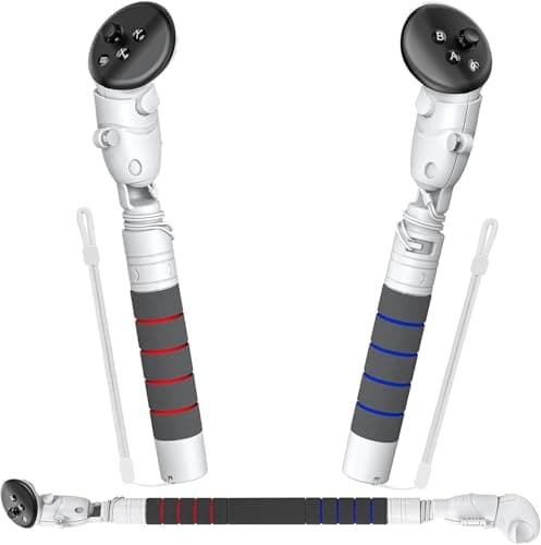 4-in-1 Gorilla Tag Long Arms for Meta Quest 3S/3/Oculus Quest 2/ Quest Pro/Rift S Controller, YUANHOT Long Arm Extenders Handle Attachments, VR...