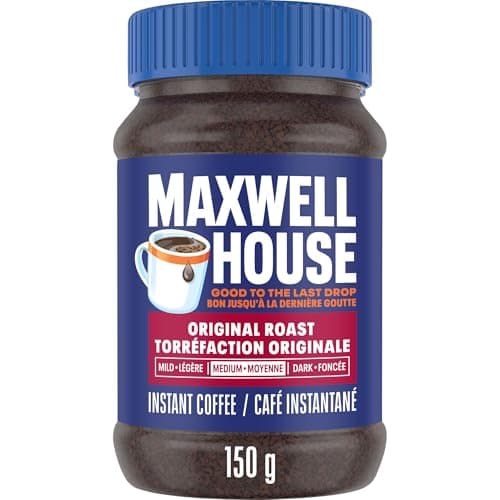Maxwell House Original Roast Instant Coffee, 150 g Jar