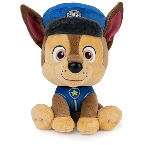 GUND Official Paw Patrol Chase en peluche uniforme de policier signature, animal en peluche pour 1 an et plus, 15,2 cm (les styles peuvent varier)