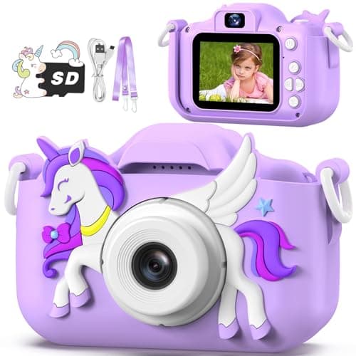 Kids Camera Toy, masterbee Children Camera Toys for Kid Age 3-12, Christmas/Birthday Gifts for Girls, 1080P HD Video Kids Digital Camera, Gift for...