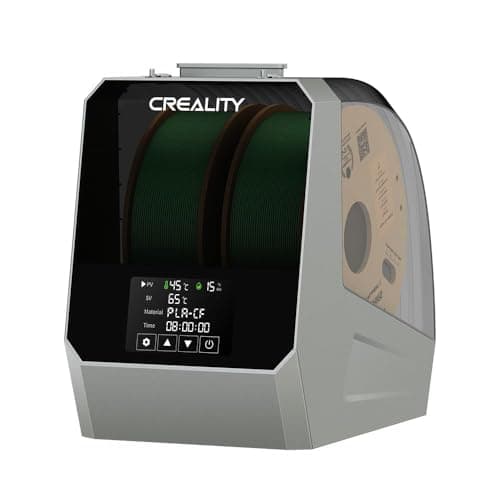 Boîte de séchage de filament Creality Space Pi Plus, boîte de rangement de filament à 2 bobines, double séchage par chauffage à 360° avec ventilateur, écran tactile LCD, imprimante 3D...