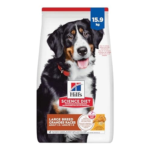 Hill's Science Diet Adult Large Breed Recette de Poulet et d'Orge Croquettes pour Chiens Sac de 15,9 kg
