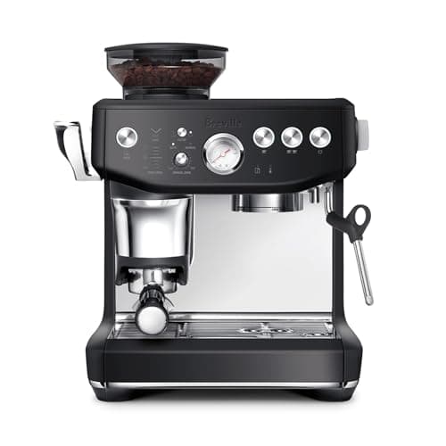 Breville the Barista Express Impress Espresso Machine with Grinder & Milk Frother, Espresso Maker with Assisted Tamping, Cappuccino & Latte Machine...