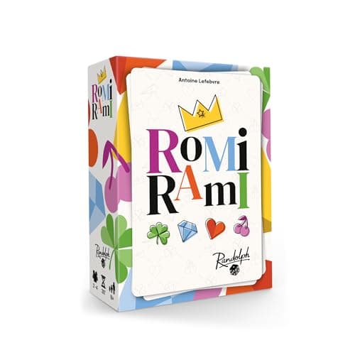 Romi Rami | Version française | Jeu de Cartes | 8 ans et + | 2 à 4 joueurs | 30 Minutes