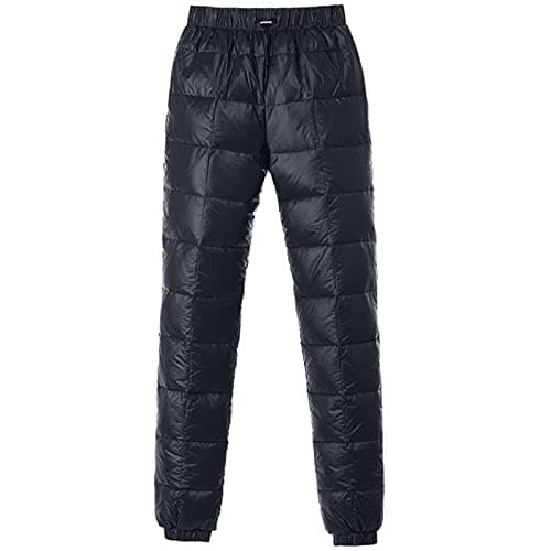 Tapasimme Pantalon d'hiver chaud utilitaire pour homme et femme Sassy taille haute en nylon de compression (XS, noir)