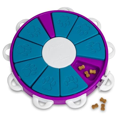 Outward Hound par Nina Ottosson Dog Twister Treat Puzzle Enrichissement Jouet Niveau 3 Avancé Violet