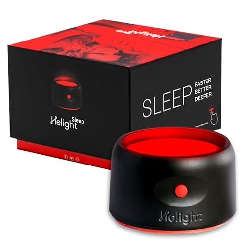 Helight Red Light Therapy Sleep Device – 630nm Pure Red Light Lamp Sleep Aid to Support Deep Relaxation – Red Light for Sleep Lamp Backed by...