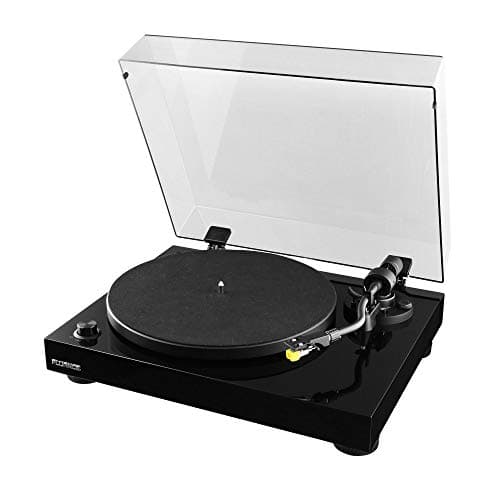 Platine vinyle haute fidélité classique Fluance RT80 avec cartouche Audio Technica AT91, entraînement par courroie, préampli intégré, réglable...
