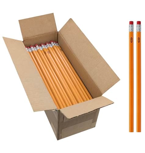 Crayons HB n° 2 avec étui en bois Merangue, non taillés, paq./150