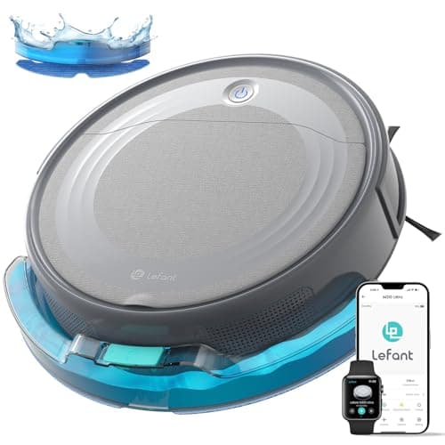 Lefant M310 Ultra Robot Vacuum and Mop, 6000Pa Suction with Laser Navigation, 170 Mins Runtime, Self-Charging Robotic Vacuum, WiFi/App/Alexa...
