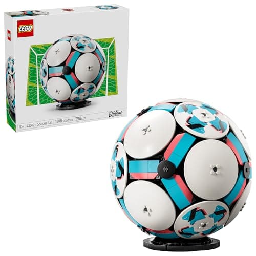Ballon de football LEGO Editions - Jouet de construction pour enfants - Décor sportif à collectionner pour garçons et filles, à partir de 10 ans - Comprend un micro stade - Idée cadeau pour...