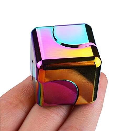 Dr.Kbder Fidget Toys Fidget Spinner Cube Adults, Metal EDC Figetsss Cool Desk Gadgets Office Toys Small Anxiety Figette Sensory Toy, ADHD Tools...