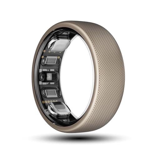Amazfit Helio Smart Ring Health Tracker, anneau de suivi de la condition physique, sans abonnement, surveille le sommeil, la fréquence cardiaque et le stress, alliage de titane, rapide 1,4 heures...