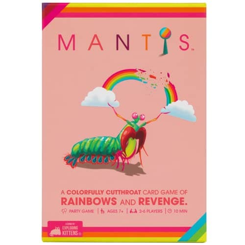 Mantis by Exploding Kittens - 2-6 Players - Ages 7+ - 10 Minutes to Play - Cutthroat Matching Card Game - Party Game, Family Game Night, Kid and...