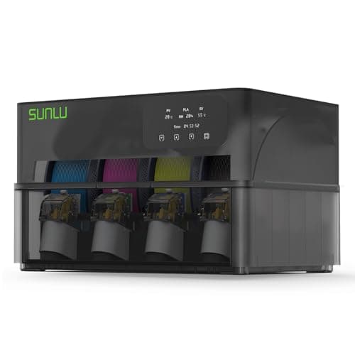 SUNLU AMS Heater for Bambu Lab AMS Gen 1 Upgrade, 4-Spool Dry & Print Simultaneously, Easy to Install, Heats up to 70°C in 20 Min, PTC Heater...