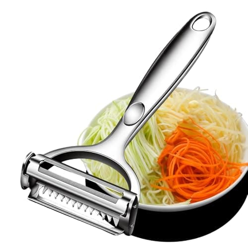 Huakai Éplucheur de légumes multifonction Éplucheur de julienne pour la cuisine (éplucheur 2 en 1)
