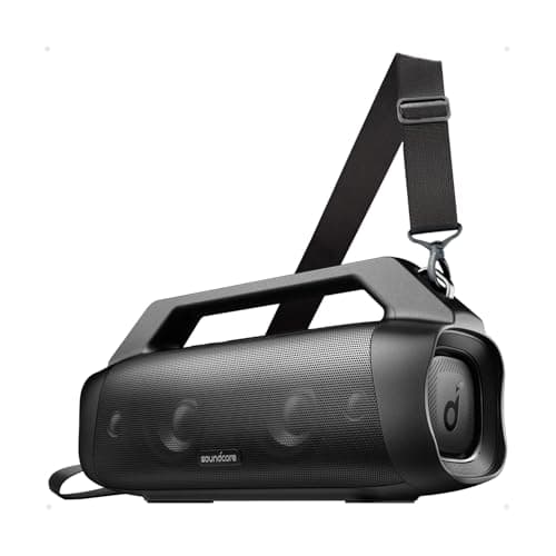 Soundcore Anker Motion Boom Plus IP67 Portable Speaker, 80W Stereo Sound, Custom EQ & BassUp, USB-C, Bluetooth, Built-in Power Bank, Waterproof...