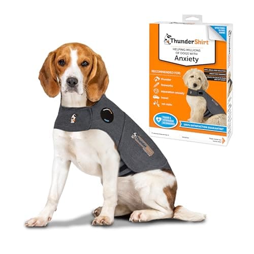 Thundershirt TH00116 Dog Anxiety Treatment Wrap, Medium, Heather Grey