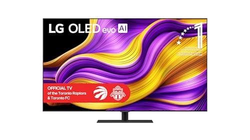 Téléviseur intelligent LG G5 OLED evo 4K 55 pouces - Processeur α11 AI 4K Gen 2, Alexa intégré, taux de rafraîchissement jusqu'à 165 Hz, G-Sync, FreeSync, support de table inclus...