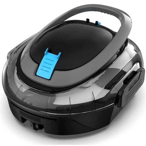 S2 Cordless Pool Vacuum Robot with Strong Suction Motor, Upgraded Filtration, Pool Vacuum for Above-Ground & Flat Pools, Automatic Parking, Raven...