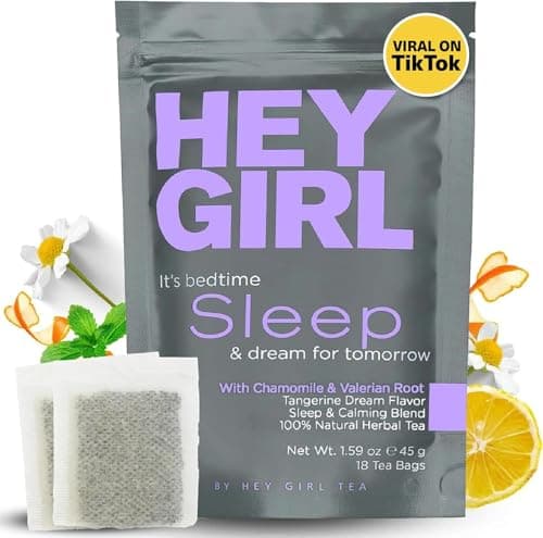 Thé de sommeil pour l'heure du coucher - Tisane apaisante pour le sommeil avec racine de valériane, camomille, fleur de la passion, mélisse - Relaxi...