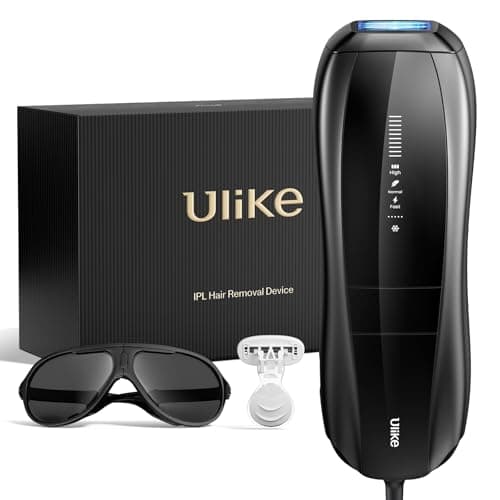 Ulike X IPL Hair Removal Device, Laser Hair Removal with Ice-Cooling, Dual Lights & Skin Senor for Nearly Painless & Long-Lasting Hair Removal, 3...