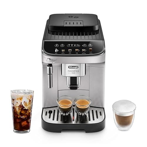 De'Longhi Magnifica Evo Automatic Espresso & Coffee Machine with Manual Milk Frother, Built-in Grinder & Auto-Clean Function - For Latte,...