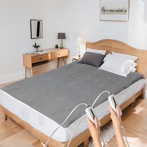 Electric Mattress Pad Queen Size 60''x80'' – 4 Warmth Settings,10H Auto Shut Off,Stretchable Deep Pocket, Breathable Coral Fleece,Machine...