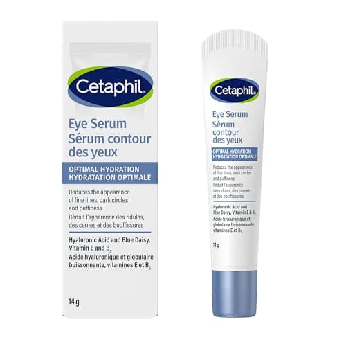 Cetaphil Optimal Hydration Eye Serum For Wrinkles, Dark Circles & Puffiness, Dry, Dehydrated and Sensitive Skin, 48Hr Hydration with Hyaluronic...