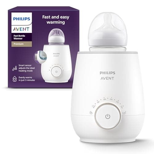 Chauffe-biberon rapide Philips Avent Premium, avec contrôle intelligent de la température, technologie de bain-marie, arrêt automatique, ...