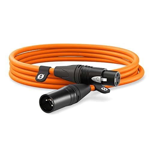 Câble XLR RØDE Premium 3 m/10 pieds - Orange