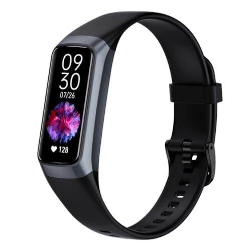 TROTY Fitness Tracker avec moniteur de fréquence cardiaque/oxygène sanguin/sommeil, plus de 20 modes sportifs montres intelligentes pour femmes/hommes, montre intelligente de suivi d'activité et de pas...