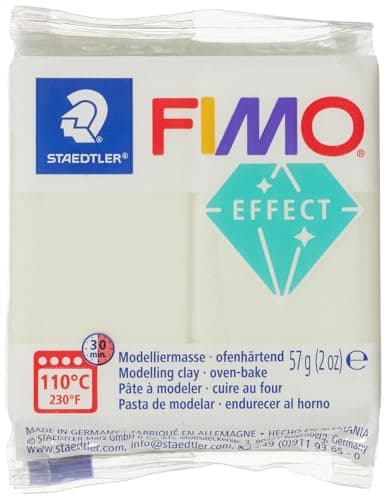 Staedtler FIMO Effects Argile polymère – Argile de cuisson au four pour bijoux, sculpture, luminescente 8020-04