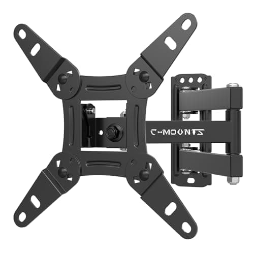 Full Motion Articulating TV Wall Mount Bracket with Swivel Tilt Extension & Rotation, Adjustable Arms for 13-42 Inch Flat/Curved LED LCD TVs &...