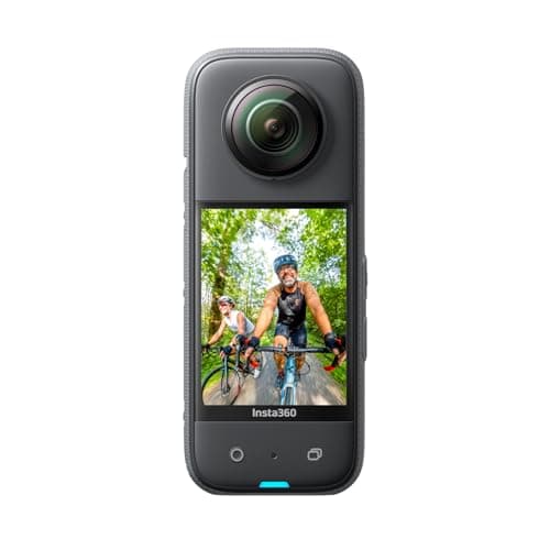 Caméra Insta360 X3-360 avec vidéo HDR active 5,7K 360, caméra à objectif unique 4K, étanche, stabilisation FlowState, écran tactile 2,29", édition AI,...
