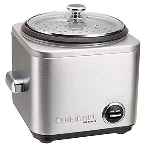 Cuiseur à riz Cuisinart, 4 tasses, Cook & Warm, pièces amovibles lavables au lave-vaisselle (CRC-400C)